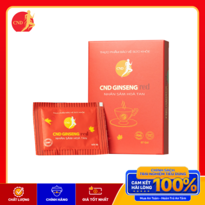 Thực phẩm bảo vệ sức khỏe CND GINSENG Red Nhân sâm hòa tan (hộp 7 gói)