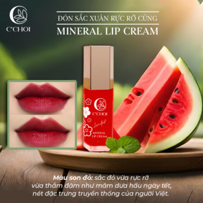 Son Kem Khoáng (Phiên Bản Giới Hạn) – Mineral Lip Cream – Limited 2024