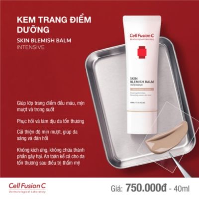 Kem trang điểm dưỡng 40ml - Cell Fusion C Skin Blemish Balm Intensive