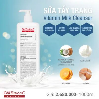 Sữa Tẩy Trang 1000ml - Cell Fusion C Expert Vitamin Milk Cleanser