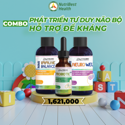 Combo cho bé hỗ trợ phát triển Não bộ - Tăng Đề kháng