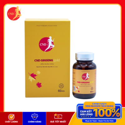 Thực phẩm bảo vệ sức khỏe CND GINSENG Gold Viên nhân sâm