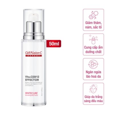 Tinh chất dưỡng trắng & đều màu da 50ml - Cell Fusion C Expert WhiteCure VITA.CEB12 EFFECTOR