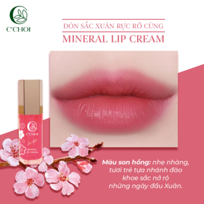 Son Kem Khoáng (Phiên Bản Giới Hạn) – Mineral Lip Cream – Limited 2024